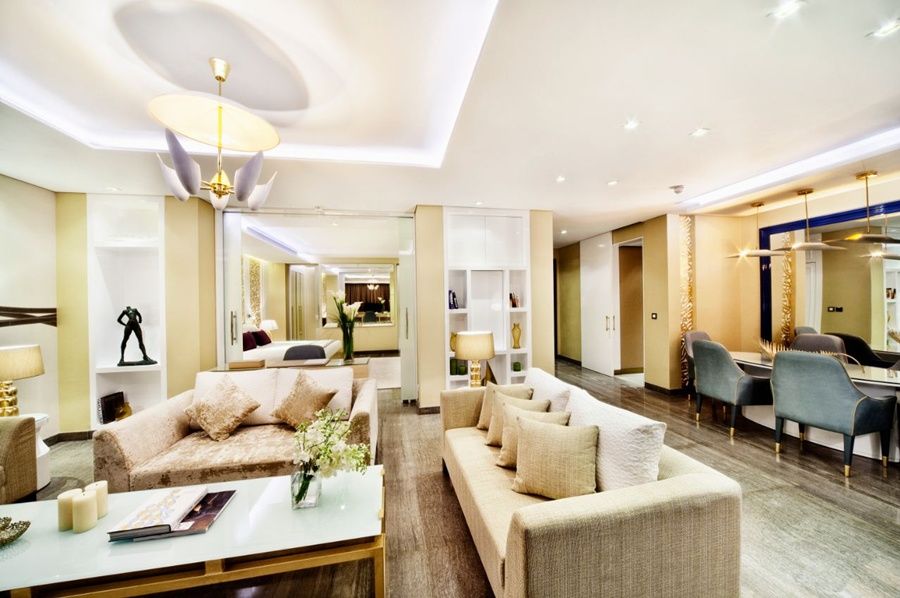 The Domain Bahrain Hotel And Spa - Adults Friendly 16 Years Plus Manáma Exteriér fotografie The interior of the private suite